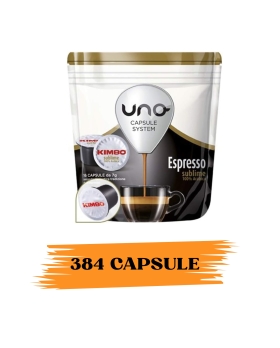 Kimbo Caffe' Confezione da 384 Capsule Compat. Uno System Sublime