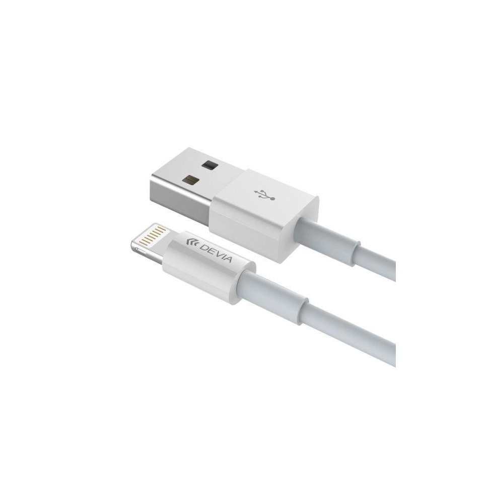 Devia cable Smart USB -Lightning 1,0 m 2,1A white
