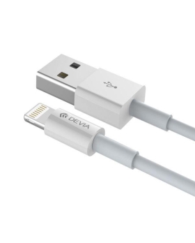 Devia cable Smart USB -Lightning 1,0 m 2,1A white