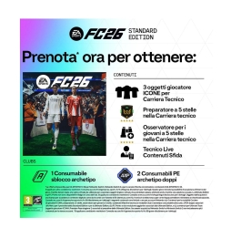Ea Sports Fc 26 PS4 EU Prevendita Versione Euoropea Lingua Italiana