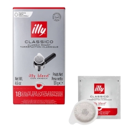 ILLY Caffè 324 Cialde Tostato Classico - 18 Confezione Da 18 Pz