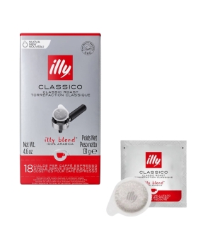 ILLY Caffè 324 Cialde Tostato Classico - 18 Confezione Da 18 Pz