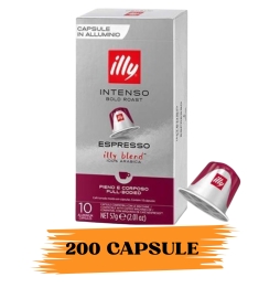 ILLY Intenso 200 Capsule In Alluminio...