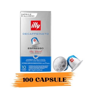 Illy Caffe 100 Capsule Compatibili Nespresso Decaffeinato