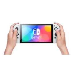Nintendo Switch Oled White Console Bianca +super Mario Wonder + 12 Mesi Abbonam+ fc 26