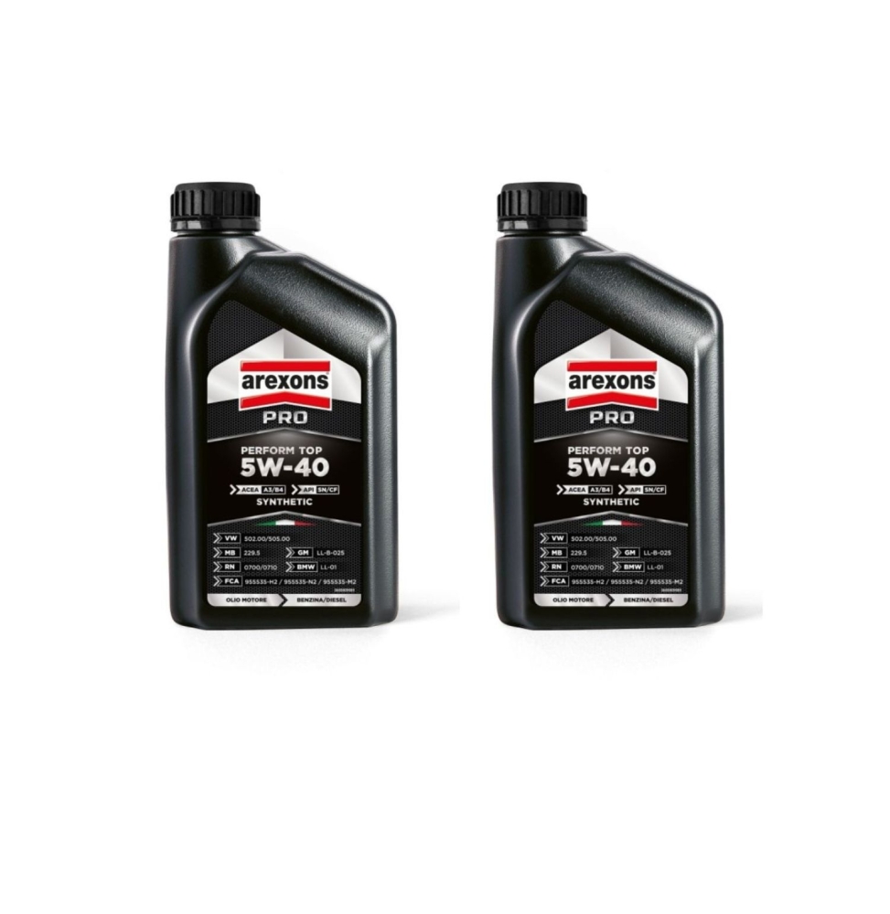 Arexons Olio Auto Pro 5w-40 Benzina/diesel F.Syn. 2 Cnf Da 1 L  (2L)