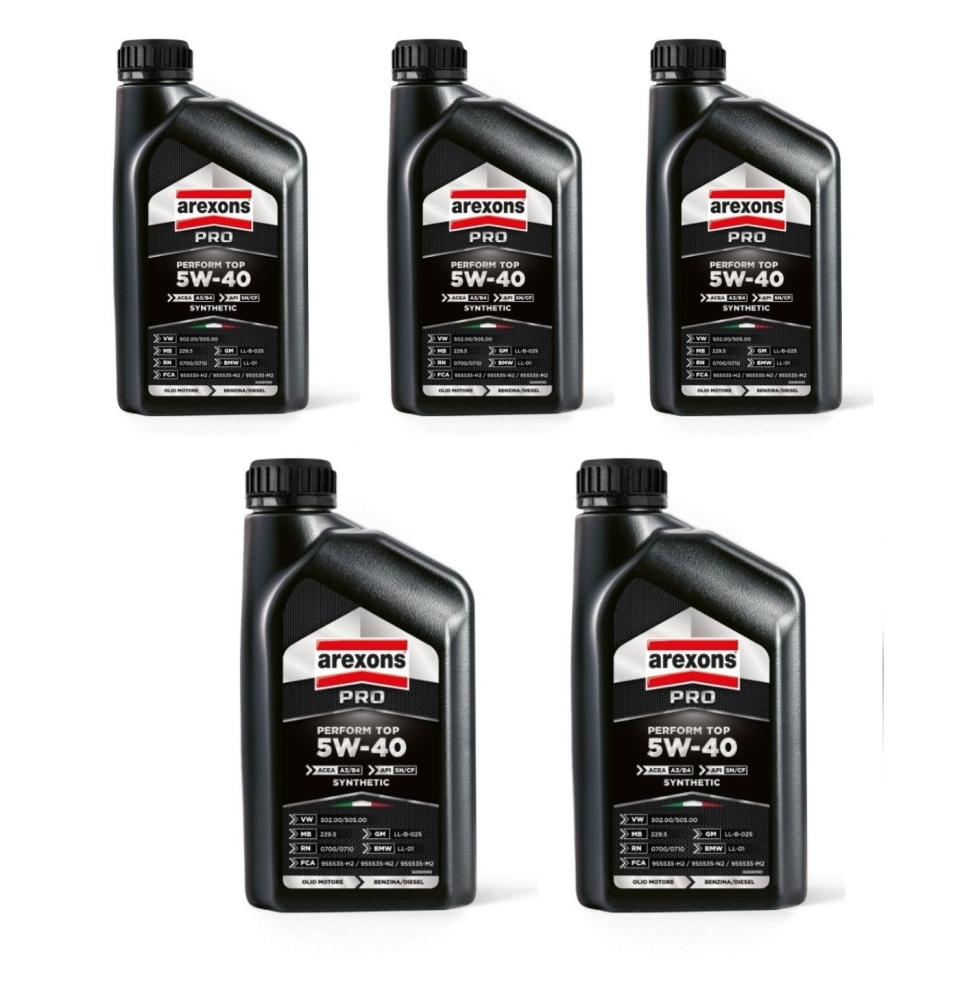 Arexons Olio Auto Pro 5w-40 Benzina/diesel 5L
