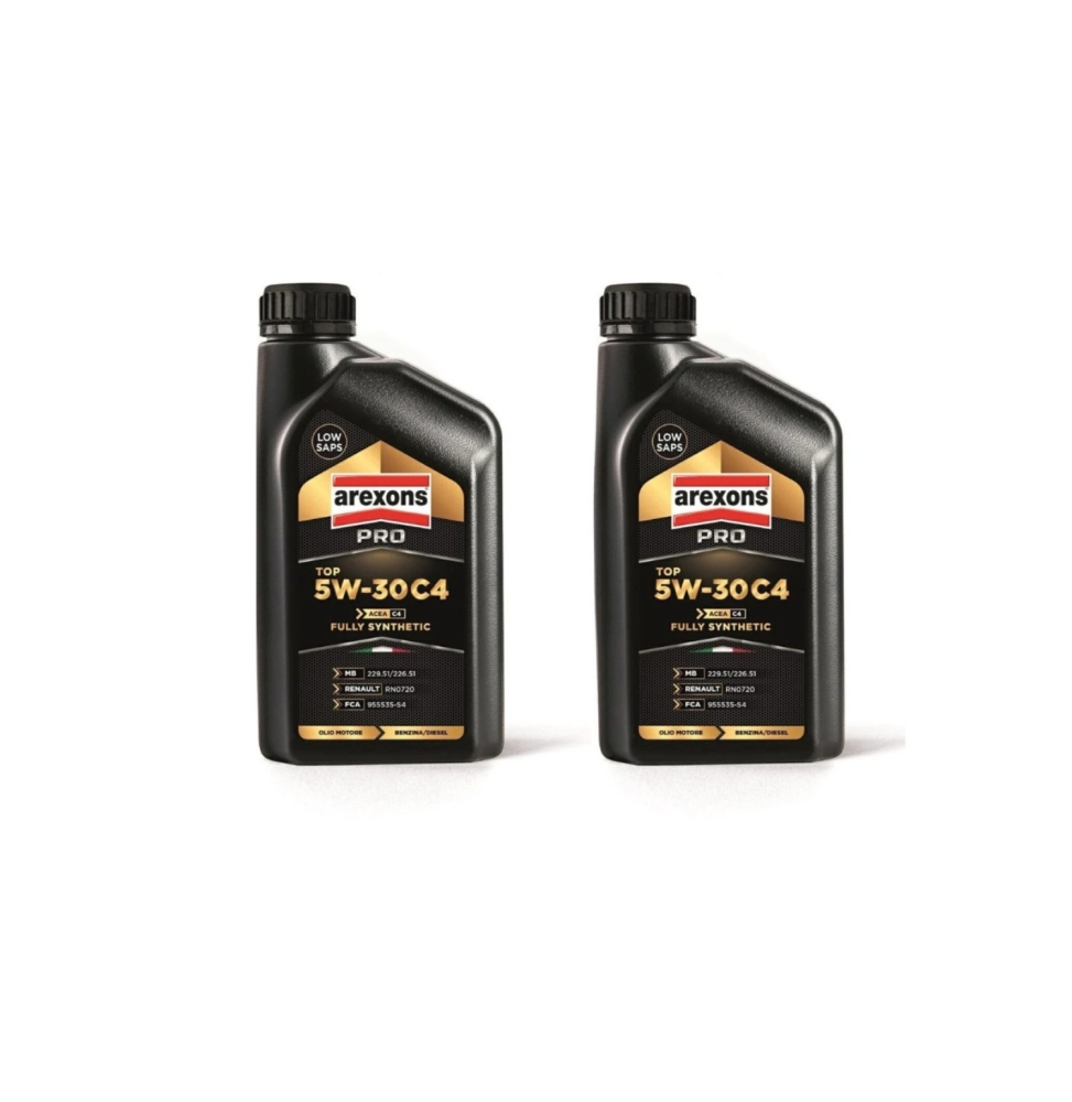 Arexons Olio Auto Pro 5w-30 C4 Benzina/diesel Sintetico Confezione Da 2 Litri