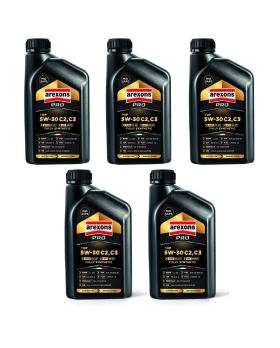 Arexons Olio Auto Pro 5w-30 C2/c3 Benzina/diesel Low Sap Confezione da 5 Litro