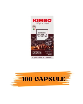 Kimbo 100 Capsule in Alluminio Barista Ristretto comp. nespresso