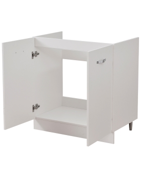 Mobile Sottolavello per Cucina Componibile Mobiletto Colore Bianco 2 Ante