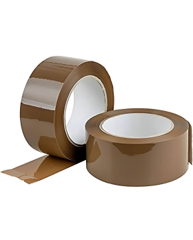 EcoPrice®  Nastro Adesivo Imballaggio Colorato Avana S. 48mmx66m 1 Rotolo