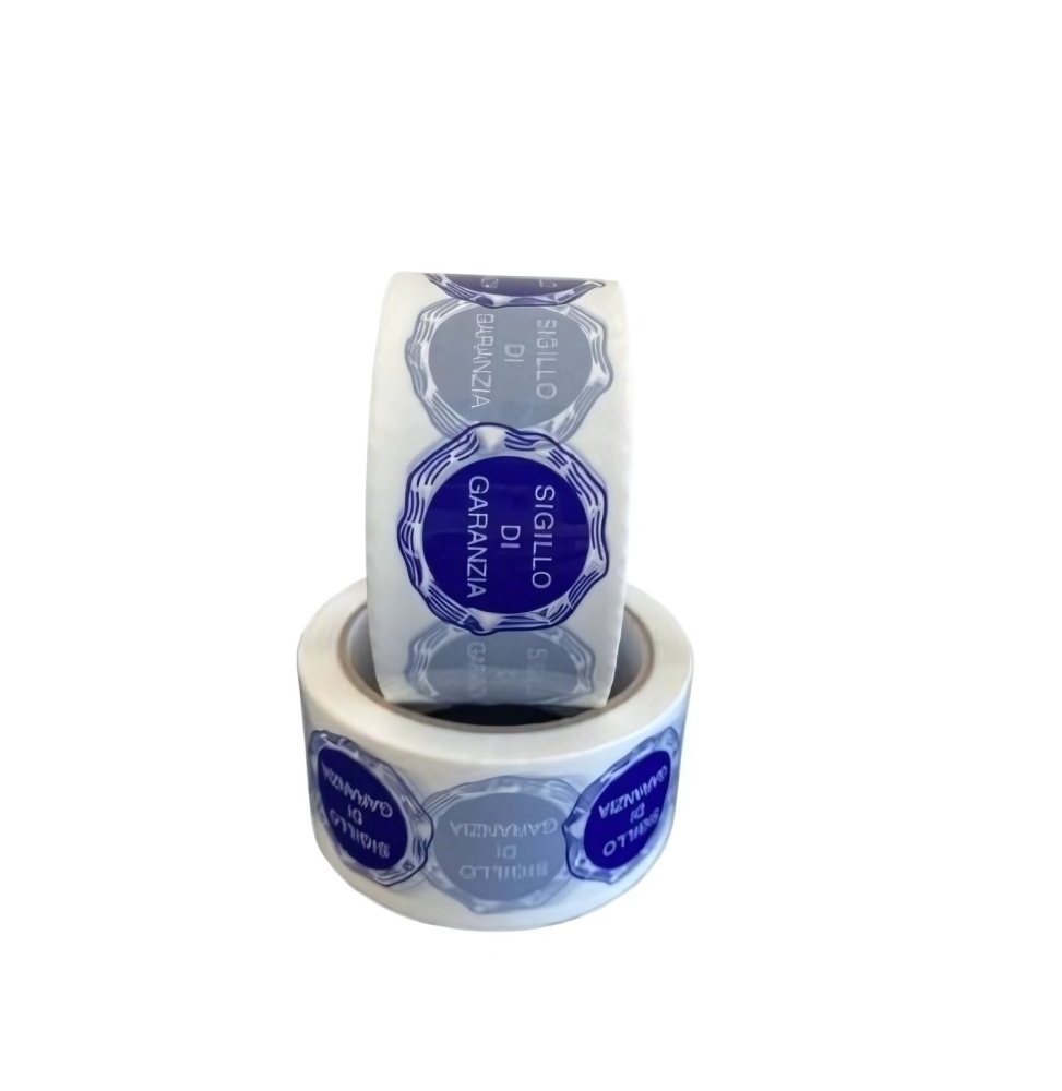EcoPrice® Nastro Adesivo Imballaggio SIGILLO DI GARANZIA 48mmx66m 1 Rotolo