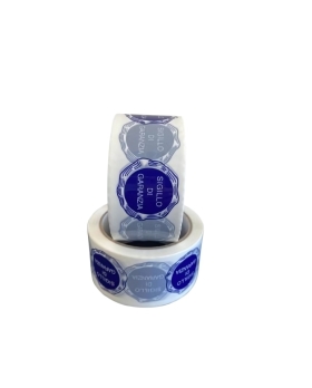 EcoPrice® Nastro Adesivo Imballaggio SIGILLO DI GARANZIA 48mmx66m 1 Rotolo