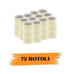EcoPrice®  Nastro Adesivo Imballaggio Trasparente Yellow 48mmx66m 72 Rotoli Scotch