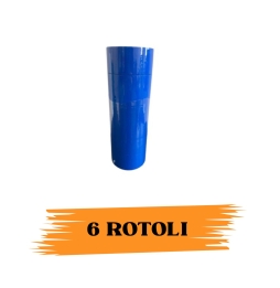 EcoPrice® Nastro Adesivo Imballaggio Colorato Blue 48mmx66m 6 Rotoli Scotch