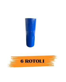 EcoPrice® Nastro Adesivo Imballaggio Colorato Blue 48mmx66m 6 Rotoli Scotch