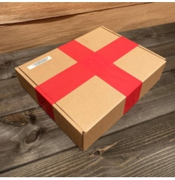 EcoPrice Nastro Adesivo Imballaggio Colorato Red 48mmx66m 36 Rotoli Scotch