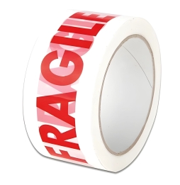 EcoPrice® Nastro Adesivo Imballaggio FRAGILE 48mmx66m 72 Rotoli Scotch