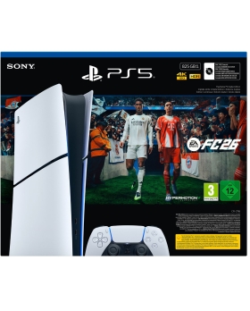 PS5 Console 825GB Digital Edition E Chassis White + FC 26 ITA