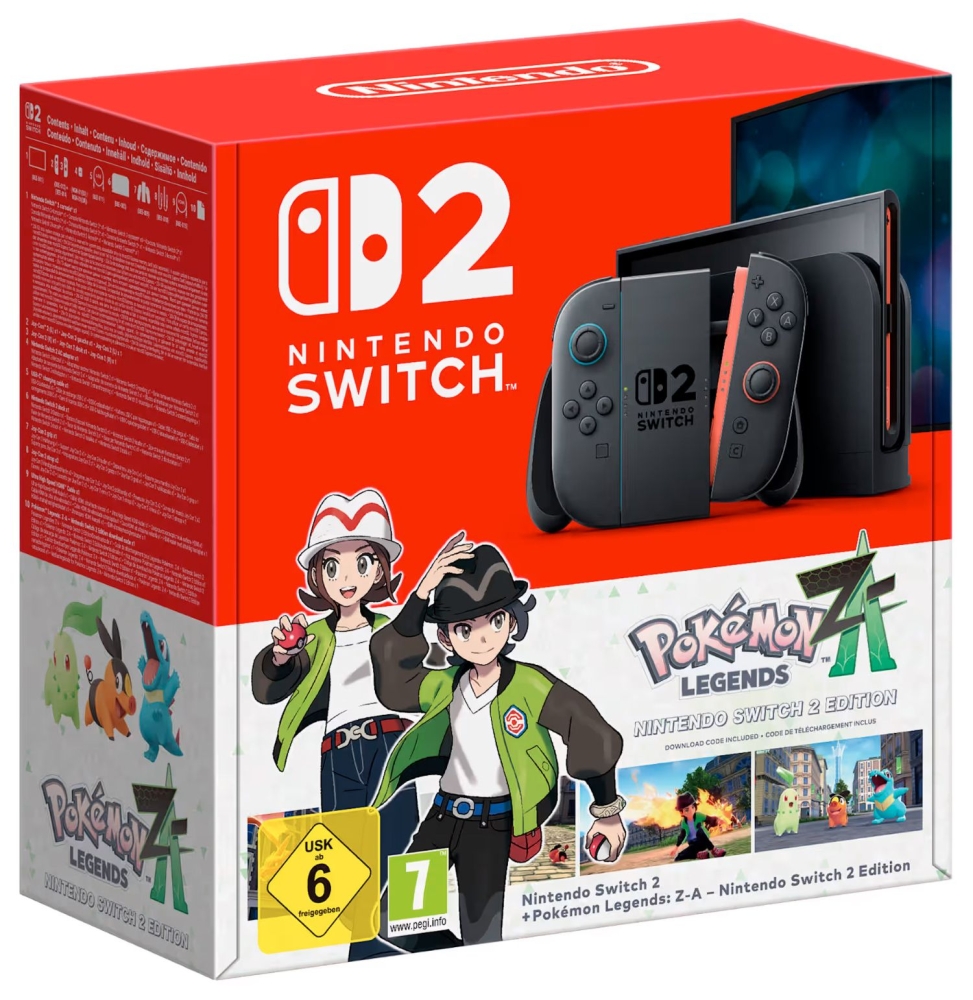 Nintendo Switch 2 + Leggende Pokemon Z-a 256 GB Touch screen Wi-Fi Nero