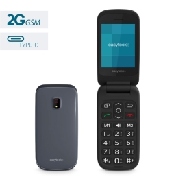 CELLULARE EASYTECK F210 2.4 FOLD GREY DARK