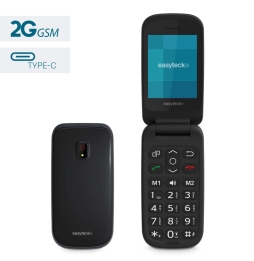 CELLULARE EASYTECK F210 2.4 FOLD BLACK