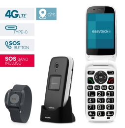 CELLULARE SENIOR EASYTECK S400 2,8/1.4 FOLD 4G...