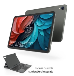 TABLET EASYTECK EK12 12 8+128GB LTE DARK GRAY +...