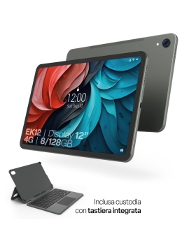 TABLET EASYTECK EK12 12 8+128GB LTE DARK GRAY + TASTIERA E CUSTODIA