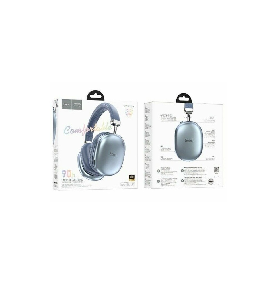 CUFFIE BLUETOOTH HOCO W35 MAX BLU