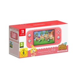 Switch lite Console Animal Crossing Coral