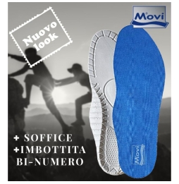 Movi Soletta Anatomica Sport Lattice-Tessuto Sport