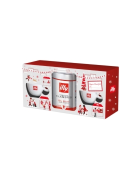 Illy Caffe Macinato Christmas Classico 125g +2 Tazzine