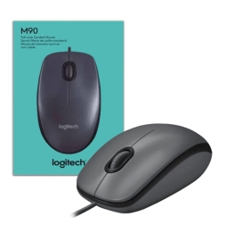 Logitech Mouse con Filo Wired USB-A Ottico M90...
