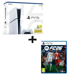 PS5 Console 1TB Standard Edition E Chassis White + FC 26 ITA