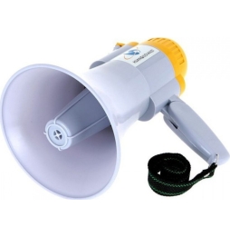 EcoPrice Megafono Portatile da Stadio/Tifoso Funzione Registra - Batteria ricaricabile - HQ-108