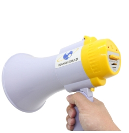 EcoPrice Megafono Portatile da Stadio/Tifoso Funzione Registra - Batteria ricaricabile - HQ-108