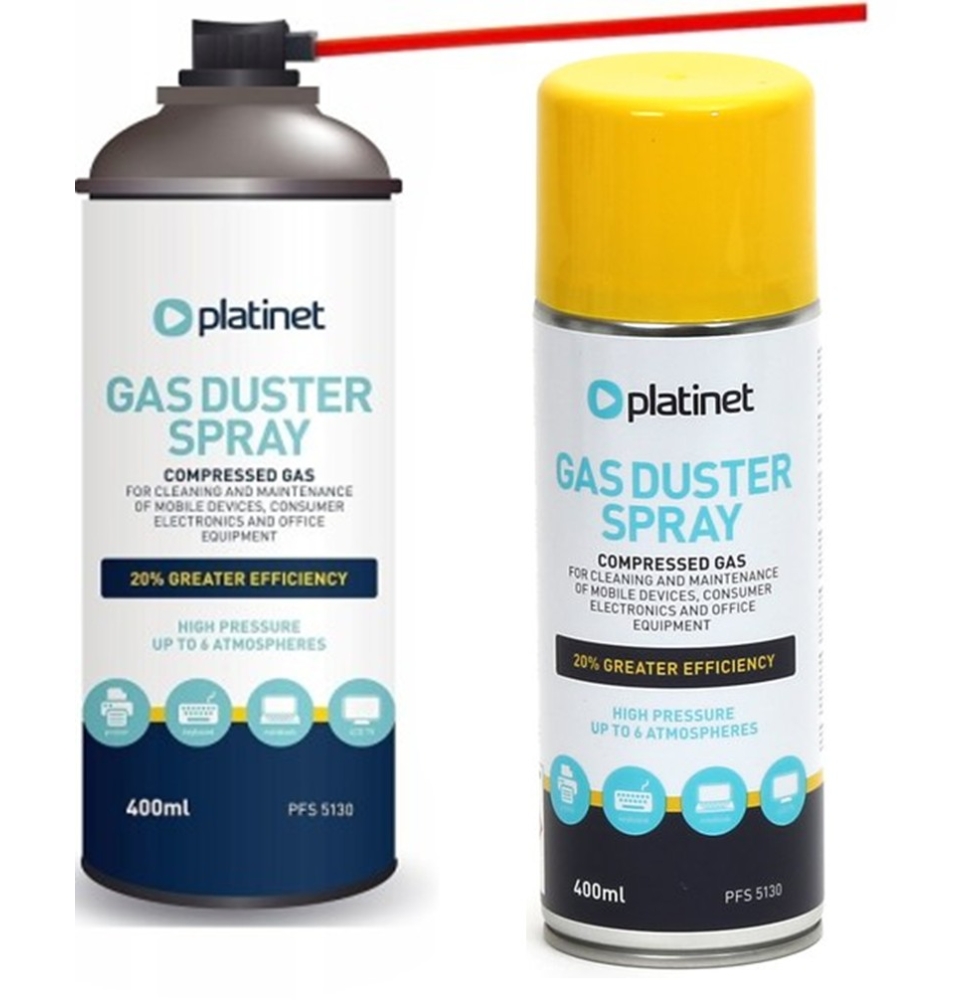 Platinet Spray ad Aria Compressa 400ml per Pulizia e Mantenimento (Infiammabile)