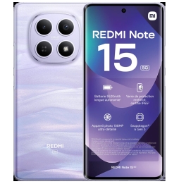 SMARTPHONE XIAOMI REDMI NOTE 15 5G 8+256GB PURPLE