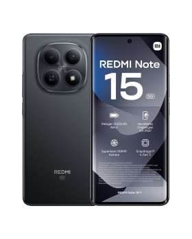 SMARTPHONE XIAOMI REDMI NOTE 15 5G 8+256GB MIDNIGHT BLACK