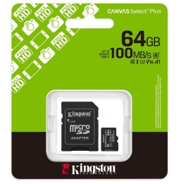 MICRO SD KINGSTON 64GB CL10 SDCS3/64GB
