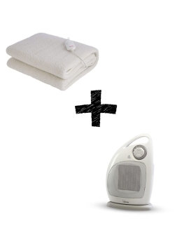 Bimar Coperta Elettrica SCL11A+BIMAR  Caldobagno S239EU Termoventilatore