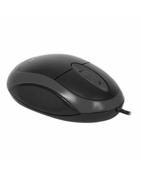OMEGA Mouse con Filo Notebook USB-A 1200dpi 2 tasti design Ergonomico Black OM06VB