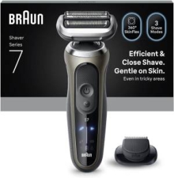 Braun Rasoio Elettrico Serie 7 Wet&Dry 3 Lame...