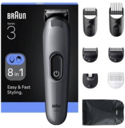 Braun Regolabarba e Capelli AIO3540 8 in 1