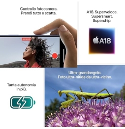 Apple iPhone 16 256GB 6.1" Black MYEE3HN/A