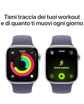 Apple Watch Serie 11 42mm AC/Silver SB/Purple Fog S/M ITA MEU64QL/A