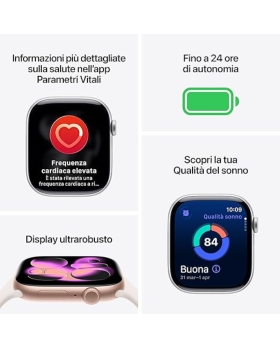 Apple Watch Serie 11 42mm AC/Silver SB/Purple Fog S/M ITA MEU64QL/A