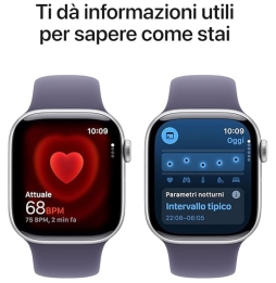 Apple Watch Serie 11 42mm AC/Silver SB/Purple Fog S/M ITA MEU64QL/A